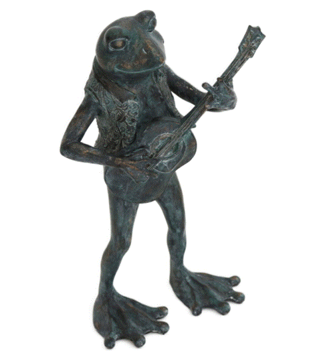 16'' Frog Playing Guitar